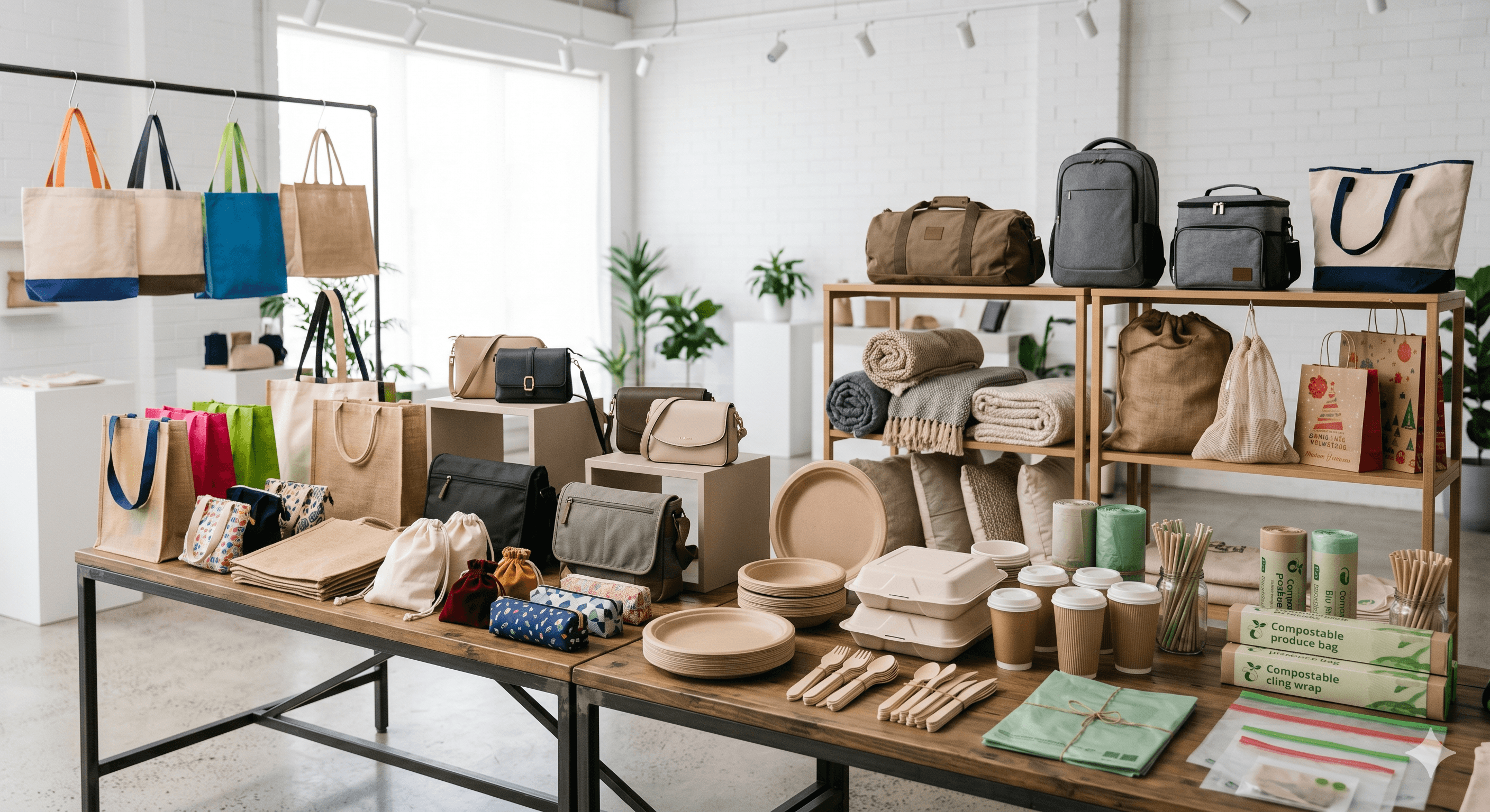 Eco-friendly Sustainable Collection flat lay